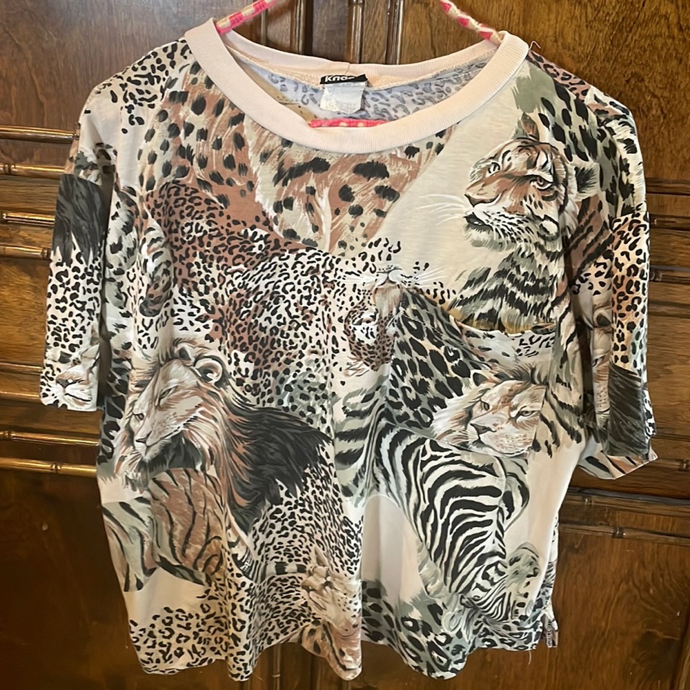 Vintage Animal Print T-Shirt